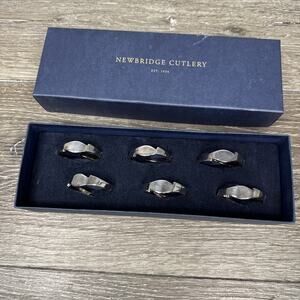 Newbridge Silverware Napkin Rings Silver plated~set Of 6